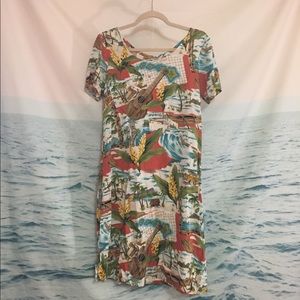 Island dress! Cuba, Hawaii, guitars